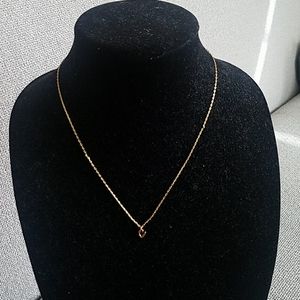 Initial "c" Necklace